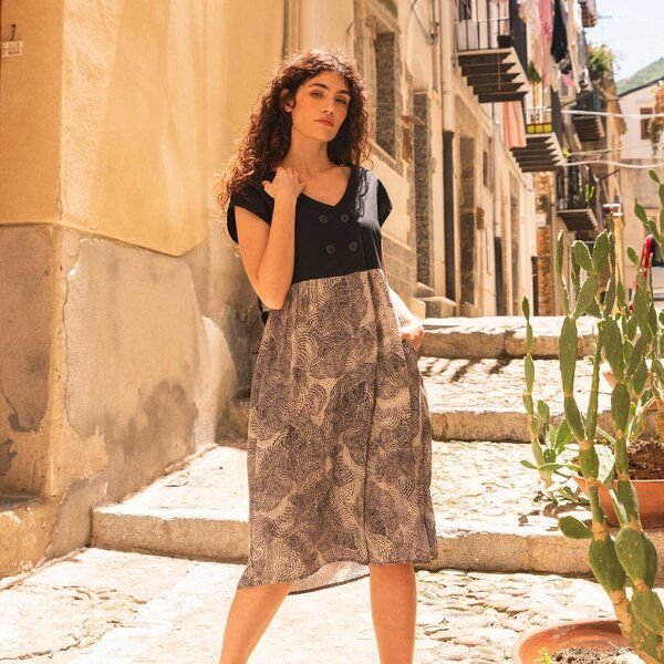 WiDDA berlin Kleid Malou aus Leinen und ECOVERO®