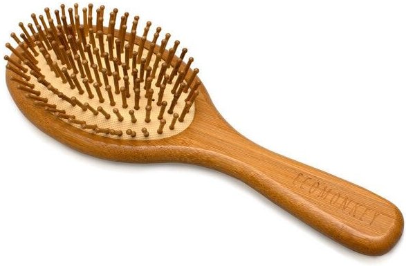 ECOMONKEY Bambus Haarbürste - Nachhaltig, Vegan, Plastikfrei & Zero Waste