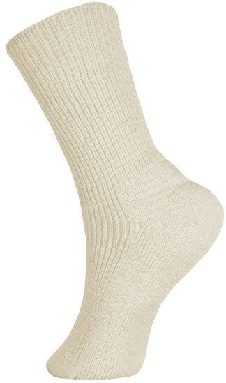 Hirsch Natur Unisex Plüschsohlen Socke kbT Wolle