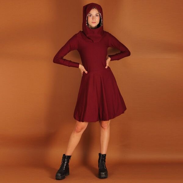 ManduTrap Ballonkleid aus Bio-Baumwolle kbA mit Kapuze/Hoodie