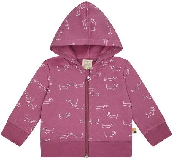 loud + proud Babys & Kinder Sweatjacke mit Kapuze, GOTS-zertifiziert