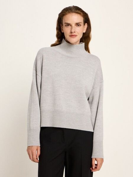 LANIUS Oversized Pullover (GOTS) aus Bio-Schurwolle