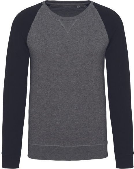 Greenspired Zweifarbiges Raglan Sweatshirt French Terry BIO