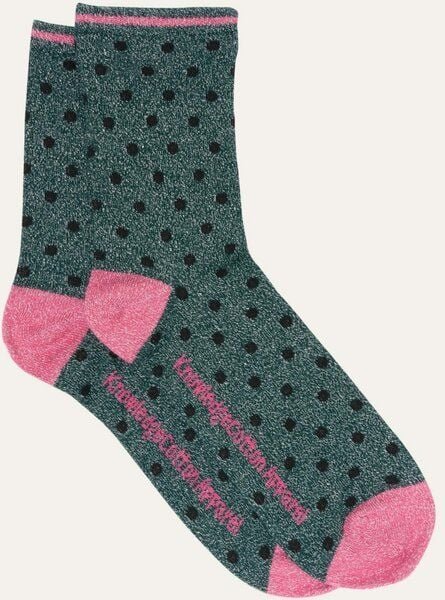 Thumbnail - KnowledgeCotton Apparel Glitzer-Socken DOTS mit Bio-Baumwolle und recyceltem Material