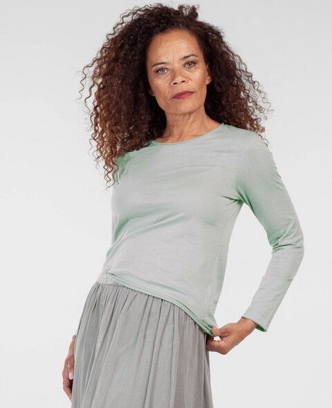 Alma & Lovis Smartes Langarmshirt aus Bio-Baumwolle | Smart Shirt