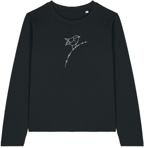 Brandless Basic Bio Damen Longsleeve Rotkehlchen 180 g/m² XXS - XXL