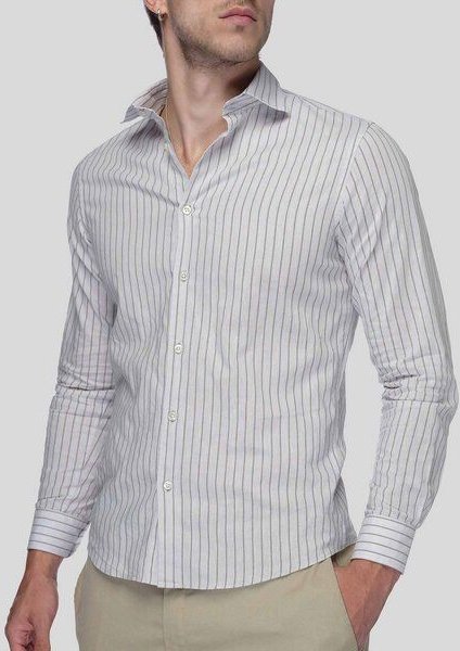 De IONESCU Das "Ahrweiler" Premium-Leinenhemd, Oxford-Kragen, Regular Fit