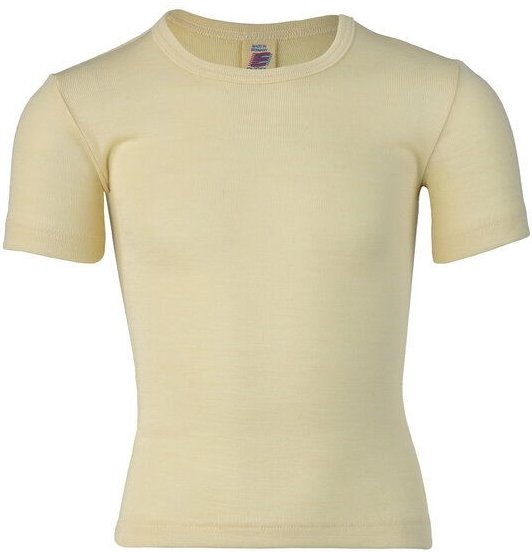 Thumbnail - Engel natur Kinder Unterhemd Kurzarm Bio-Schurwolle/Seide