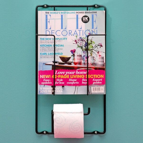 GARY MASH Toilettenpapierhalter Schwarz