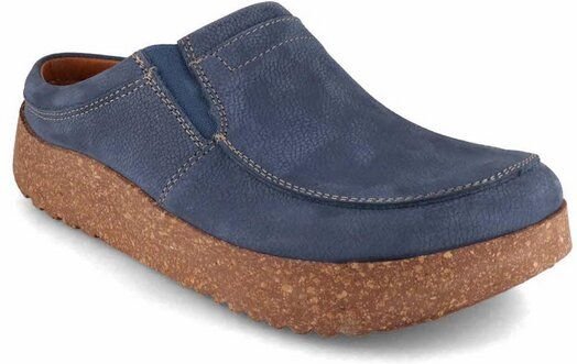 Tuffeln Leder Clogs 'Kommod' mit anatomischer Kork-Naturlatex Laufsohle