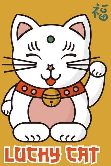 Photocircle Poster / Leinwandbild - Lucky Cat no2