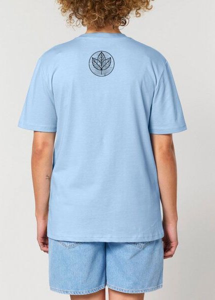 Human Family Bio Unisex Rundhals T-Shirt "Create - Circle Tree"