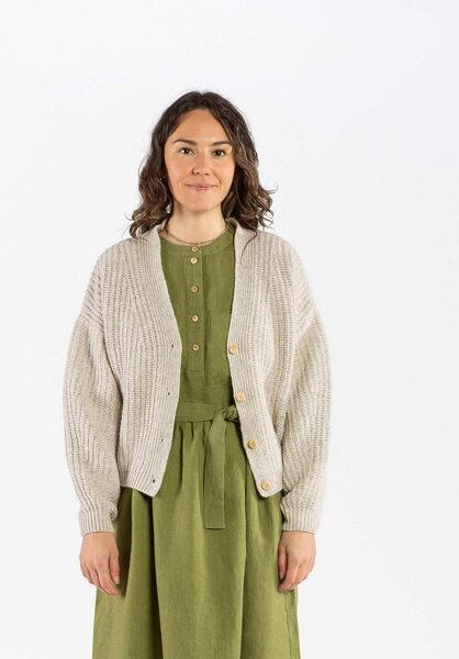 Matona Strickcardigan für Frauen aus Bio-Baumwolle und Lammwolle / Organic Knit Cardigan