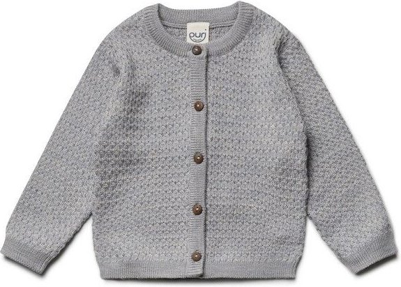 Puri Organic Baby Cardigan Struktur Merinowolle