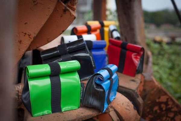 ARTHURKOPF QlTourBag - Tasche aus Fahrradschlauch