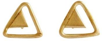 ting goods Ohrringe Triangle, Messing