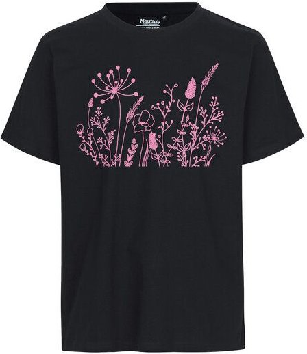 HANDGEDRUCKT "Wilde Wiese" Unisex T-Shirt von Neutral