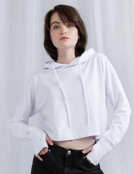 Mantis Damen Cropped Hoodie Bauchfrei --Auslaufartikel--