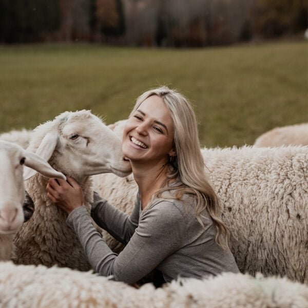 comazo|earth Damen Shirt langarm aus Wolle-Seide Mix | GOTS zertifiziert