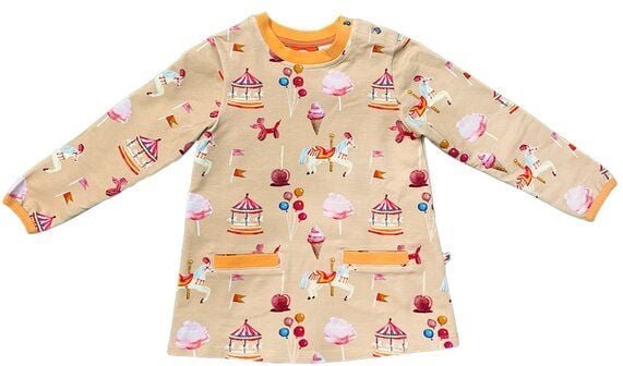 Curious Stories Kleid für Kinder aus Bio-Baumwolle – "Funfair"