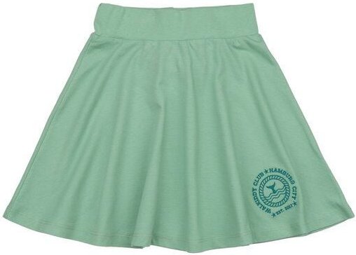 Kleinkinder Rock „Meadow“ hellgrün aus GOTS-zertifizierter Bio-Baumwolle – Walkiddy