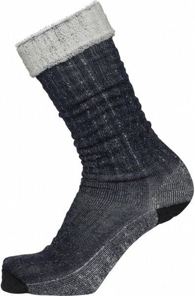 KnowledgeCotton Apparel Extra lange Wintersocken HIGH TERRY SOCKS mit Bio-Wolle
