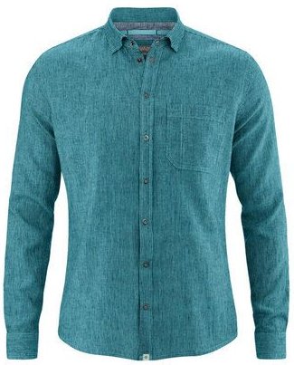 HempAge Gestreiftes Hemd Hanf/Biobaumwolle