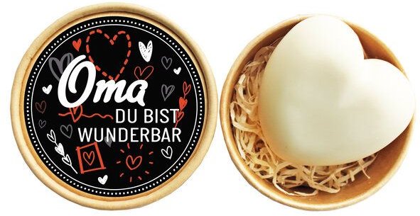 Eve Butterfly Soaps Mini Geschenkbox mit Herzseife, verschiedene Motive & Anlässe