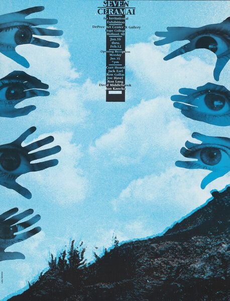 Photocircle Poster / Leinwandbild - Seven ceramai - an invitational exhibition...