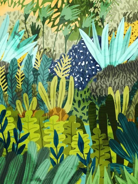 Photocircle Poster / Leinwandbild - Wild Jungle II