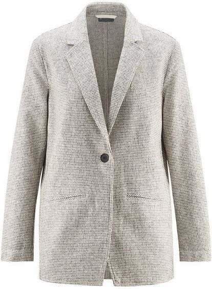 HempAge Damen Blazer Pepita Hanf/Biobaumwolle