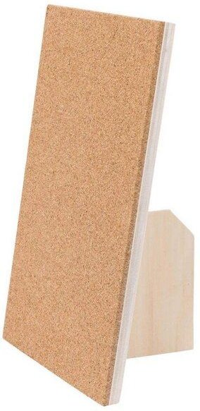 Kork-Deko Tischpinnwand aus Kork mit Aufsteller 29x21 cm | Pinnwand für Büro & Homeoffice