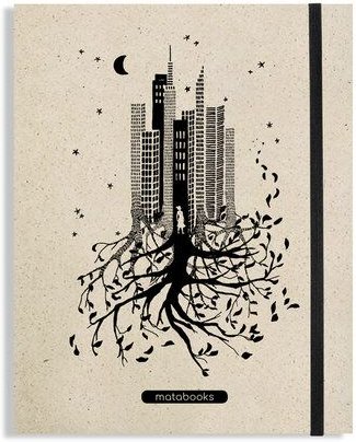 matabooks® Nachhaltiges A5 Notizbuch/Schreibblock aus Graspapier – Swiss Brochure