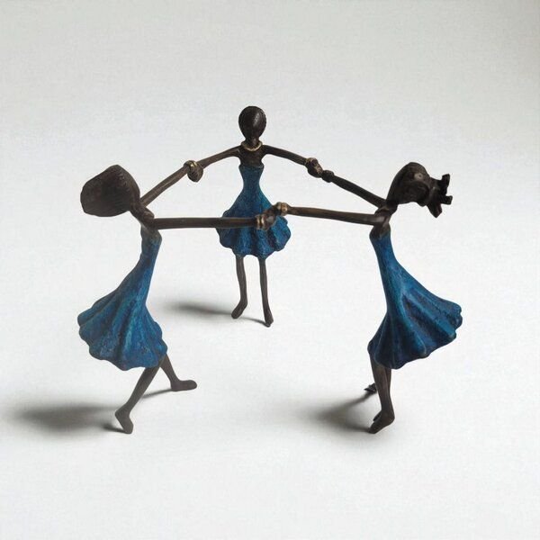 Moogoo Creative Africa "Alors on danse" | Bronze-Skulptur von Hamidou | Einzelstücke, handgemacht & fair gehandelt in We...