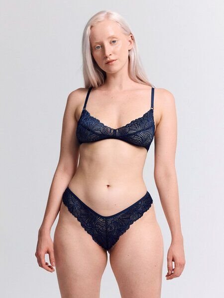 erlich textil Fluid Lace bügelloser BH mit Spitze aus recyceltem Polyamid, made in Europe