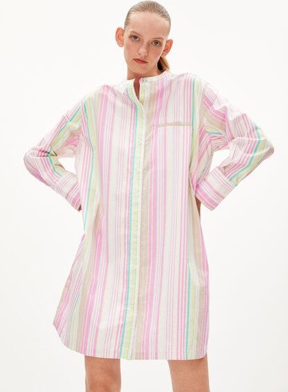 ARMEDANGELS VAAJA STRIPES - Damen Webkleid Relaxed Fit aus Bio-Baumwolle