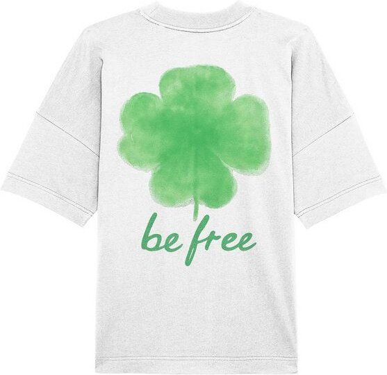 be free shoes LUCK - Kleeblatt Organic Oversize Shirt