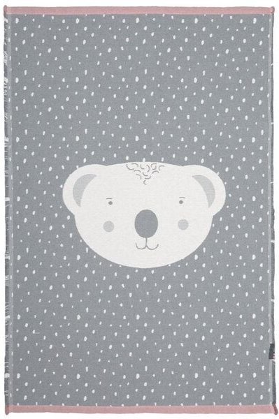 David Fussenegger Kinder Teppich Koala 75 x 120 cm aus Recycling-Baumwolle