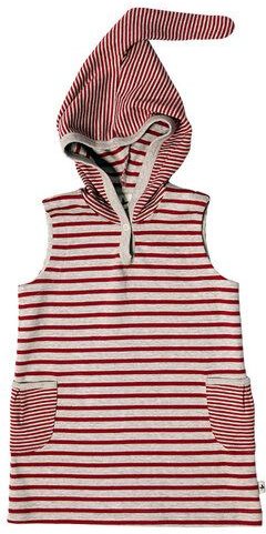 Leela Cotton Tunika Kapuzenkleid Bio-Baumwolle Kleid Oberteil