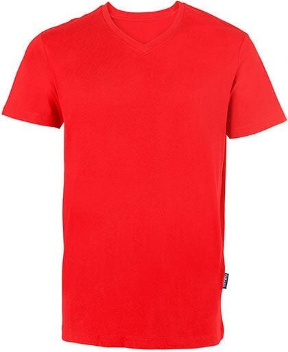 HRM Herren T-Shirt V-Ausschnitt 8 Farben bis Größe 6XL aus zert. Bio - Baumwolle Unisex