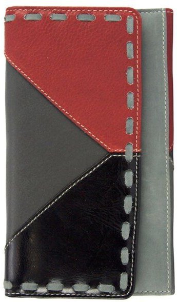 Sunsa Leder Geldbörse Damen Portemonnaie Brieftasche großer Geldbeutel