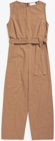 Rotholz Ärmelloser Jumpsuit Bio Baumwolle