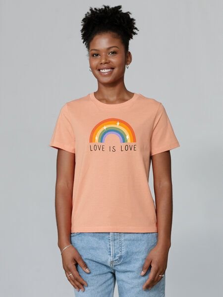 watapparel T-Shirt Frauen Love is Love