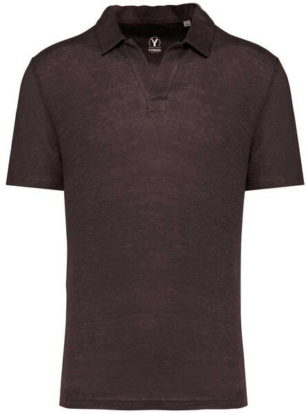 YTWOO Herren Polohemd aus 100% Leinen