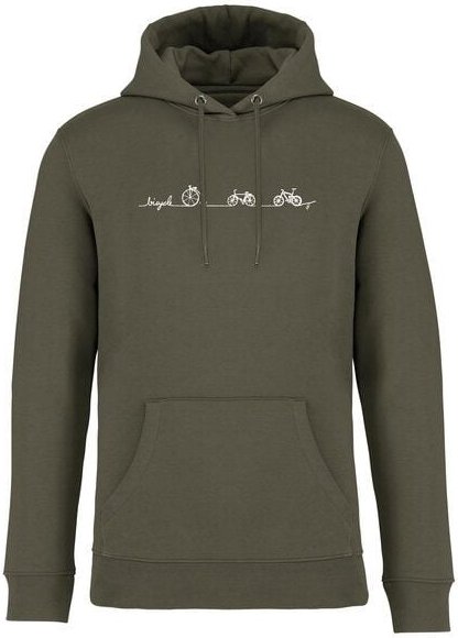 Brandless Basic Bio Hoody Nr. 4 Bicycle Line 350g/m² XXS - 3 XL