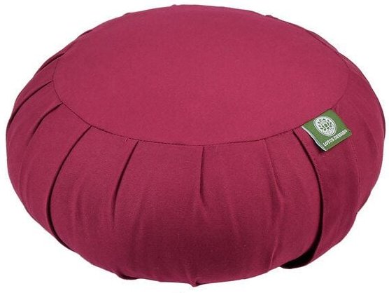 Meditationskissen ZAFU-ZEN Lotus Design® - Füllung Bio-Buchweizenschalen oder Kapok