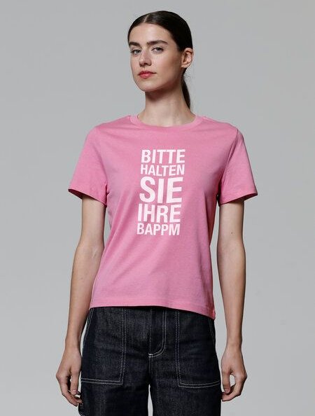 watapparel T-Shirt Frauen Bitte Halten Sie Ihre Bappm