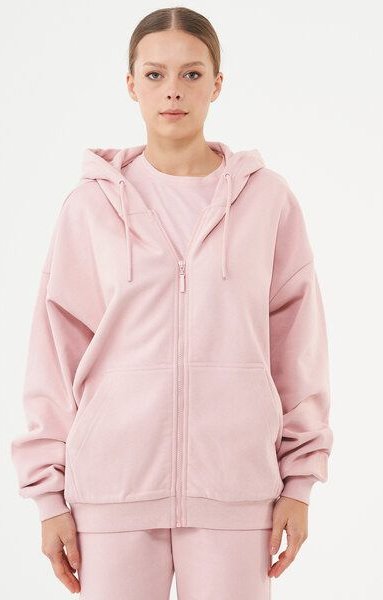 ORGANICATION ESSENTIALS-JALE- Soft Touch Sweatjacke aus Bio-Baumwolle