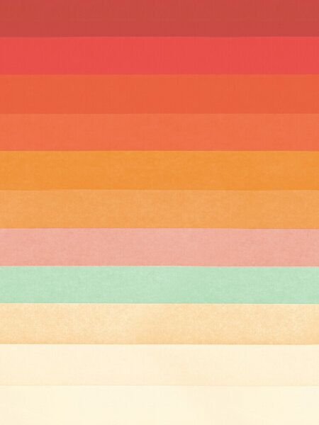 Photocircle Poster / Leinwandbild - Rainbow Chevrons II