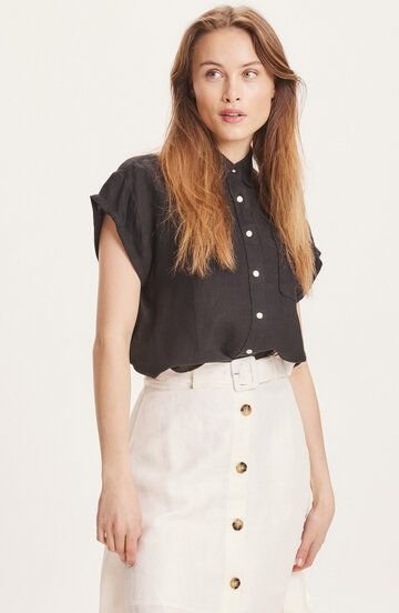 KnowledgeCotton Apparel Bluse ASTER aus Leinen